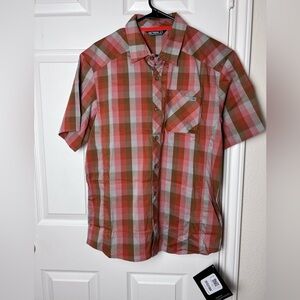 NWT Arcteryx Men’s Peakline Short sleeve button down